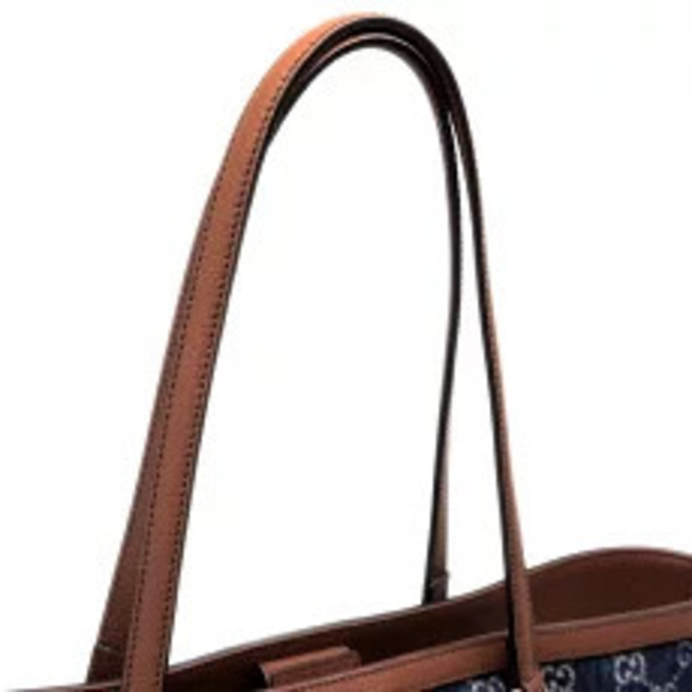 Gucci Ophidia GG Tote Bag Denim Blue - Picture 5 of 6